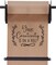 Jumbl Wall Mounted Kraft Paper Dispenser, Hanging Craft Paper Roll Holder with Paper Cutter (Black)